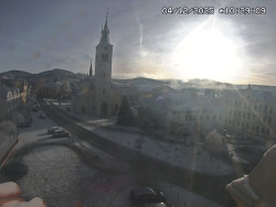 Náměstí, koste sv. Markéty