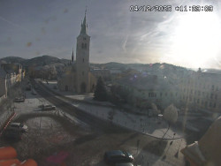 Náměstí, koste sv. Markéty