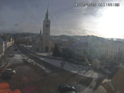 Náměstí, koste sv. Markéty