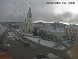 Náměstí, koste sv. Markéty