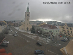 Náměstí, koste sv. Markéty