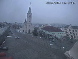 Náměstí, koste sv. Markéty