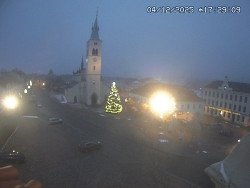 Náměstí, koste sv. Markéty