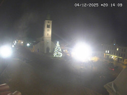 Náměstí, koste sv. Markéty