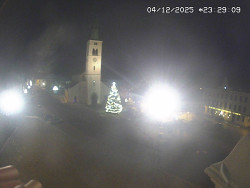 Náměstí, koste sv. Markéty