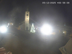 Náměstí, koste sv. Markéty