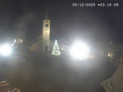 Náměstí, koste sv. Markéty