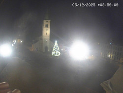 Náměstí, koste sv. Markéty