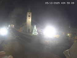 Náměstí, koste sv. Markéty