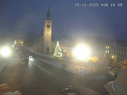 Náměstí, koste sv. Markéty