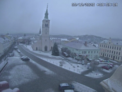 Náměstí, koste sv. Markéty