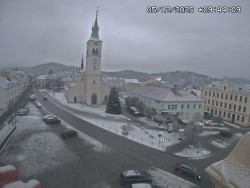 Náměstí, koste sv. Markéty