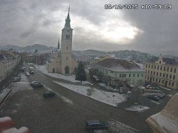 Náměstí, koste sv. Markéty