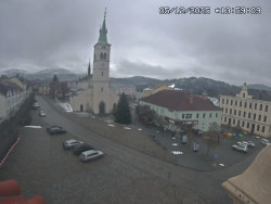 Náměstí, koste sv. Markéty