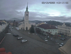 Náměstí, koste sv. Markéty