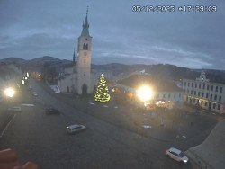 Náměstí, koste sv. Markéty