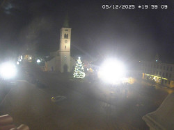 Náměstí, koste sv. Markéty