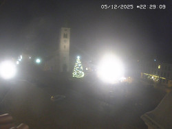 Náměstí, koste sv. Markéty