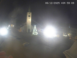 Náměstí, koste sv. Markéty