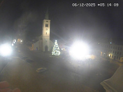 Náměstí, koste sv. Markéty