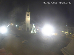 Náměstí, koste sv. Markéty