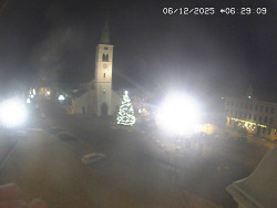 Náměstí, koste sv. Markéty