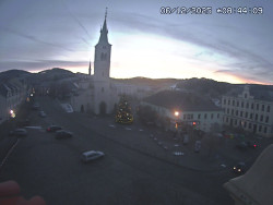 Náměstí, koste sv. Markéty