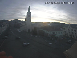 Náměstí, koste sv. Markéty