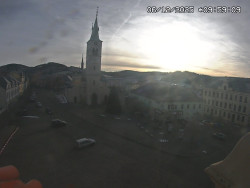 Náměstí, koste sv. Markéty