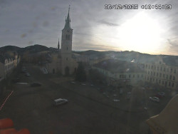 Náměstí, koste sv. Markéty