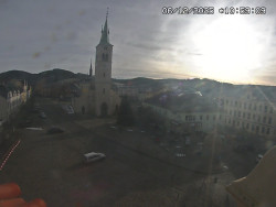 Náměstí, koste sv. Markéty