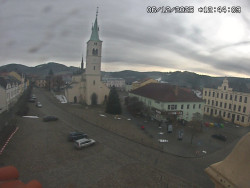 Náměstí, koste sv. Markéty