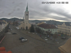 Náměstí, koste sv. Markéty