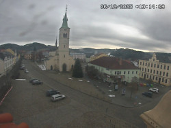 Náměstí, koste sv. Markéty