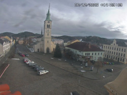 Náměstí, koste sv. Markéty