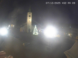 Náměstí, koste sv. Markéty