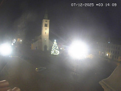 Náměstí, koste sv. Markéty