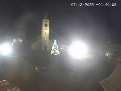 Náměstí, koste sv. Markéty