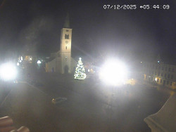 Náměstí, koste sv. Markéty