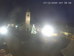 Náměstí, koste sv. Markéty