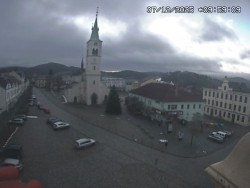 Náměstí, koste sv. Markéty