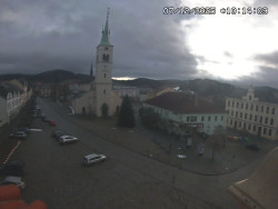 Náměstí, koste sv. Markéty