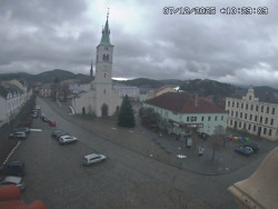 Náměstí, koste sv. Markéty