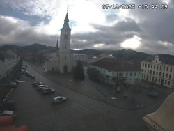 Náměstí, koste sv. Markéty