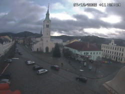 Náměstí, koste sv. Markéty