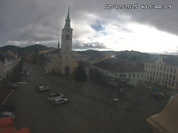 Náměstí, koste sv. Markéty