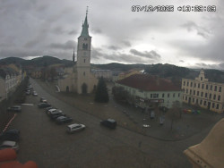 Náměstí, koste sv. Markéty