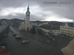 Náměstí, koste sv. Markéty