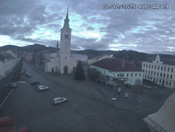 Náměstí, koste sv. Markéty