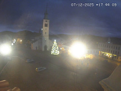 Náměstí, koste sv. Markéty